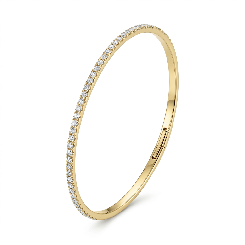 Brazalete Rigido de Diamantes