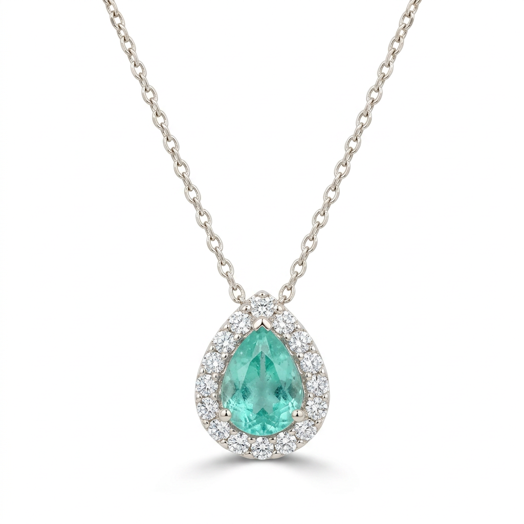 Paraiba & Diamond Choker