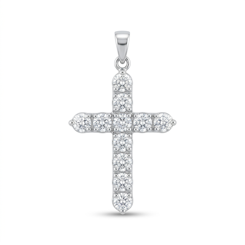 Dije Cruz de Diamantes