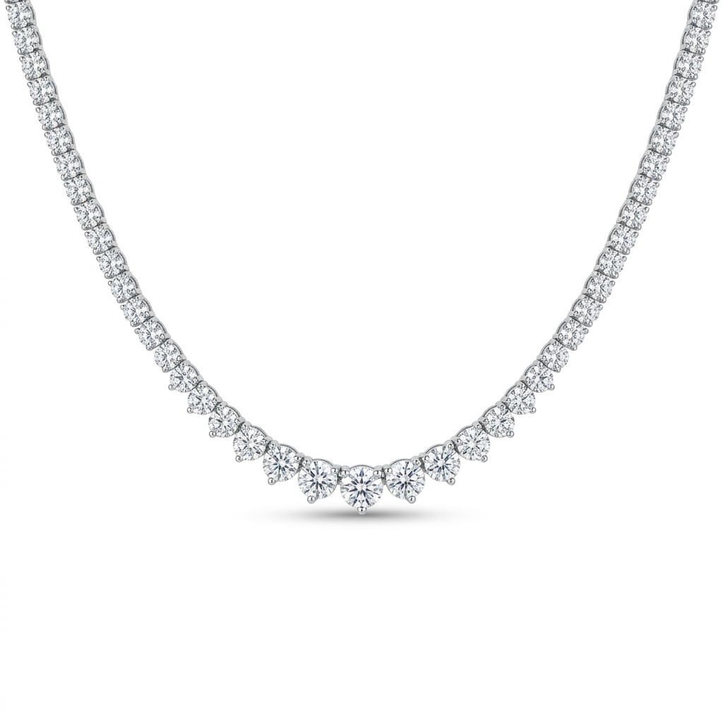 Collar Tennis Riviera de Diamantes 10 cts
