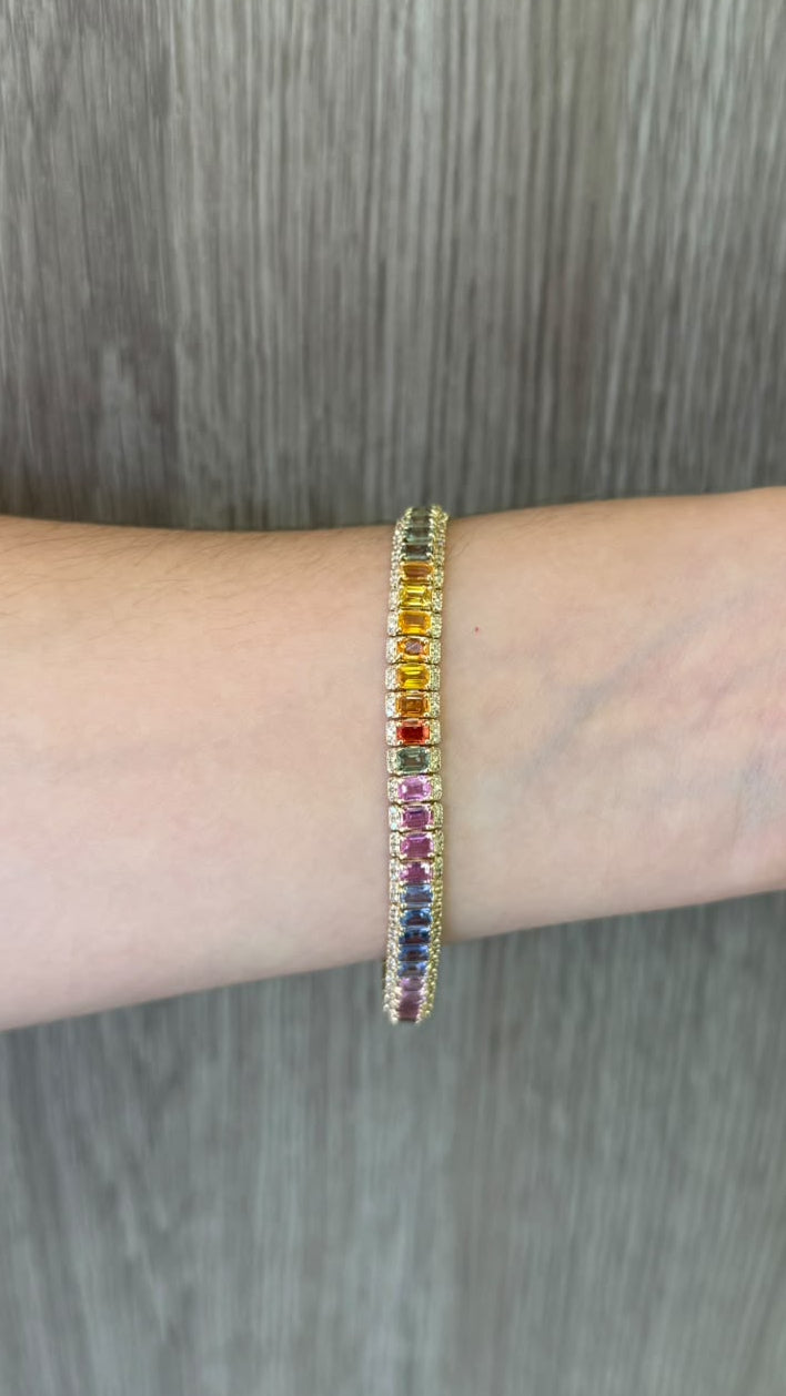 Brazalete Zafiros Multicolor