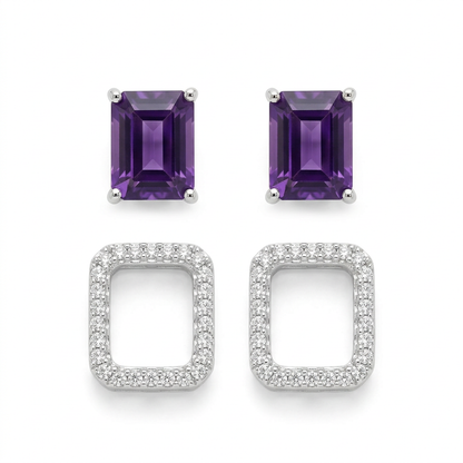 Aretes Amatista