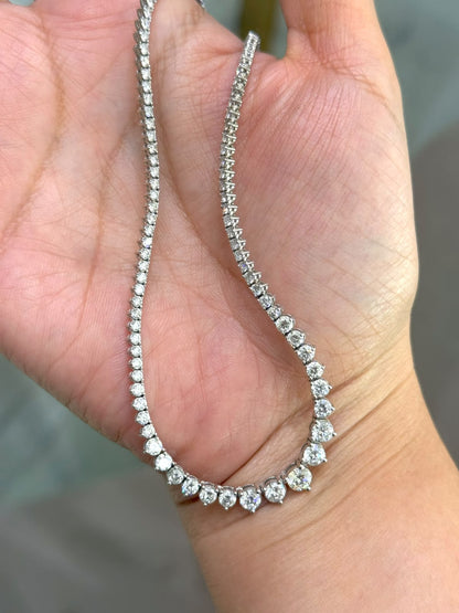 Collar Tennis Riviera de Diamantes 10 cts