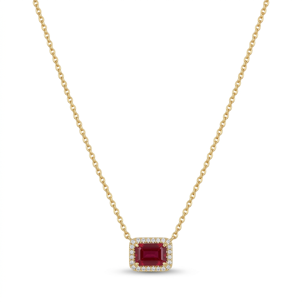 Gargantilla Rubí & Diamantes