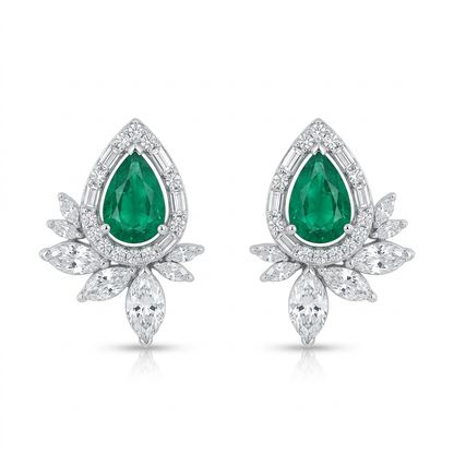 Aretes con Esmeralda
