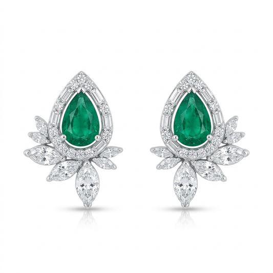 Aretes con Esmeralda