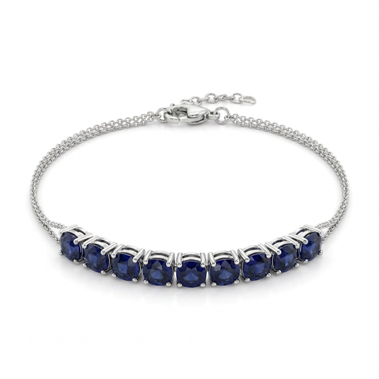 Pulsera 9 Zafiros