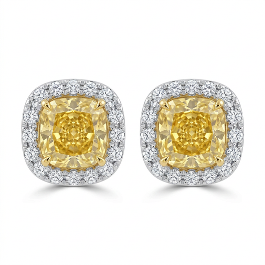 Aretes Diamantes Canario