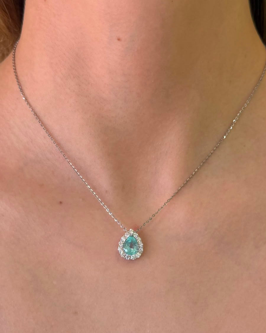 Paraiba & Diamond Choker