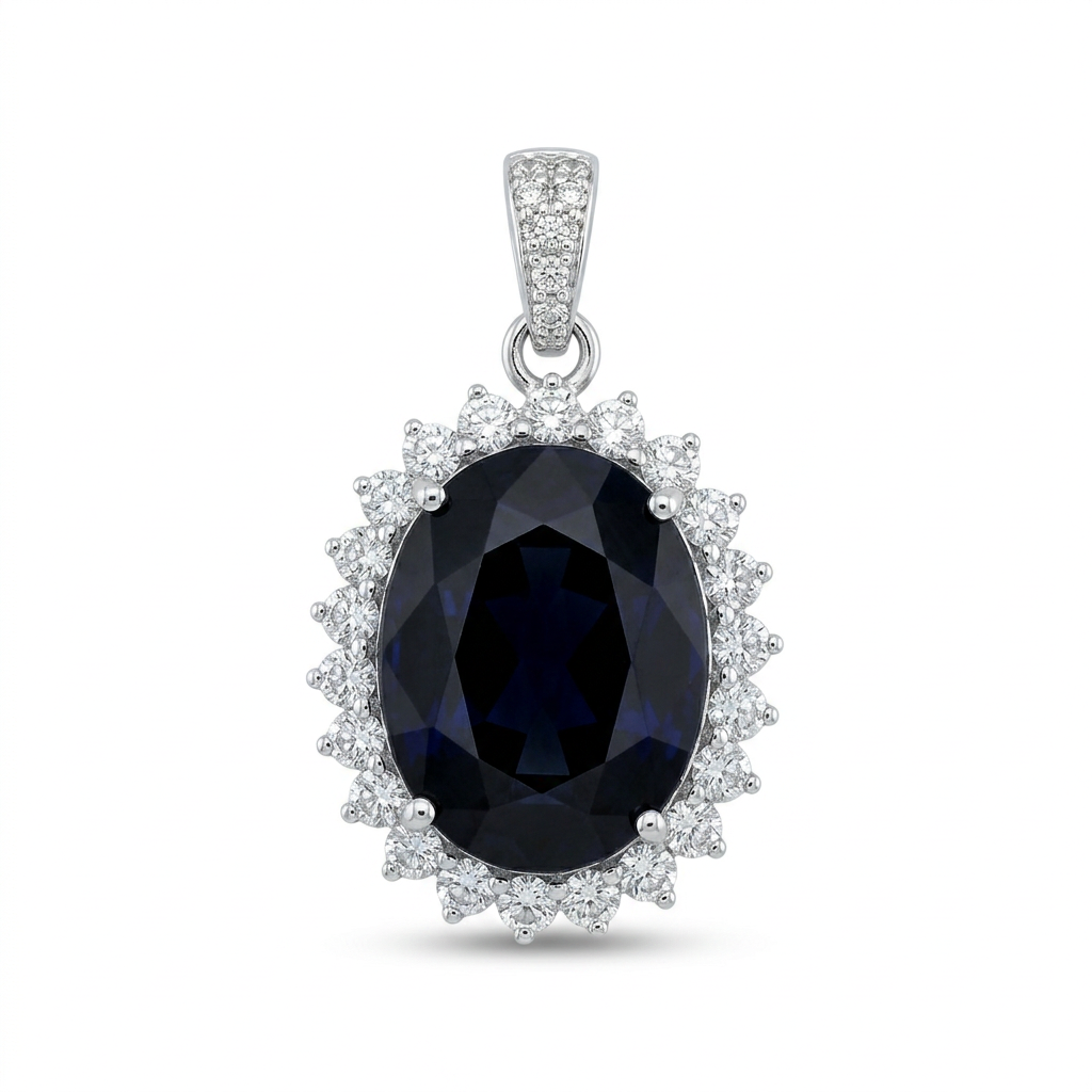Dije Zafiro & Diamantes