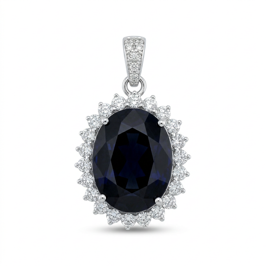 Dije Zafiro & Diamantes