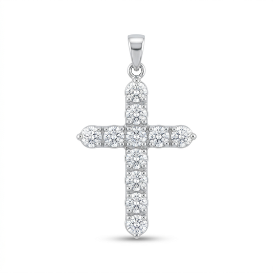 Dije Cruz de Diamantes