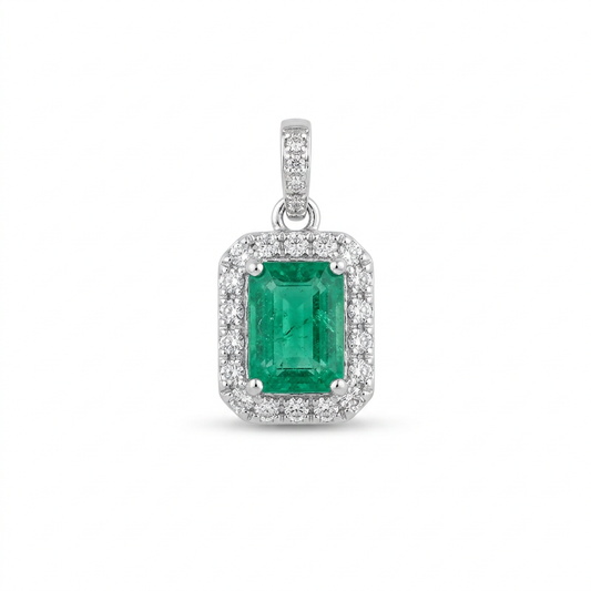 Mini Charm Esmeralda & Diamantes