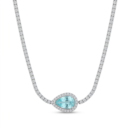 Collar de Diamantes & Paraiba