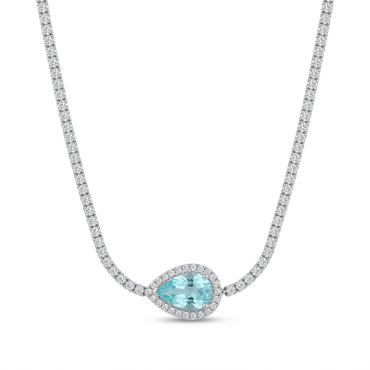 Collar de Diamantes & Paraiba