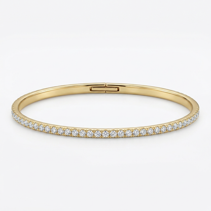 Brazalete Rigido de Diamantes