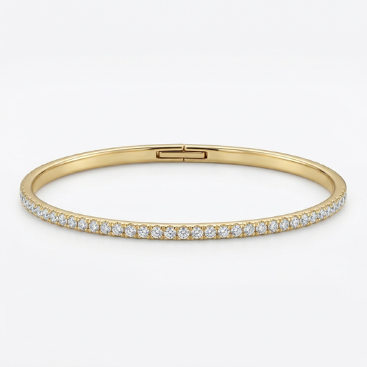 Brazalete Rigido de Diamantes