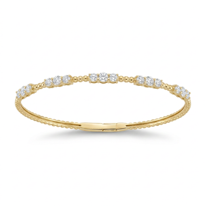 Brazalete Rigido con Diamantes