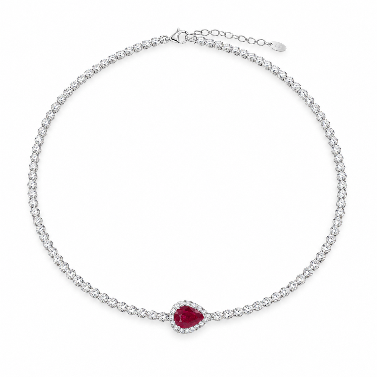 Choker Rubí & Diamantes