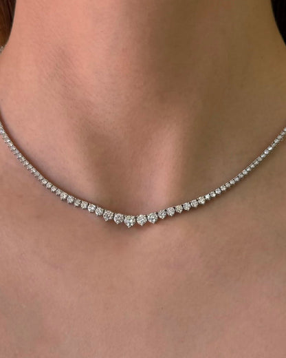 Collar Tennis Riviera de Diamantes 10 cts