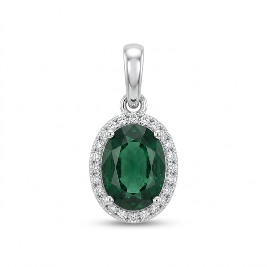 Dije Esmeralda Oval