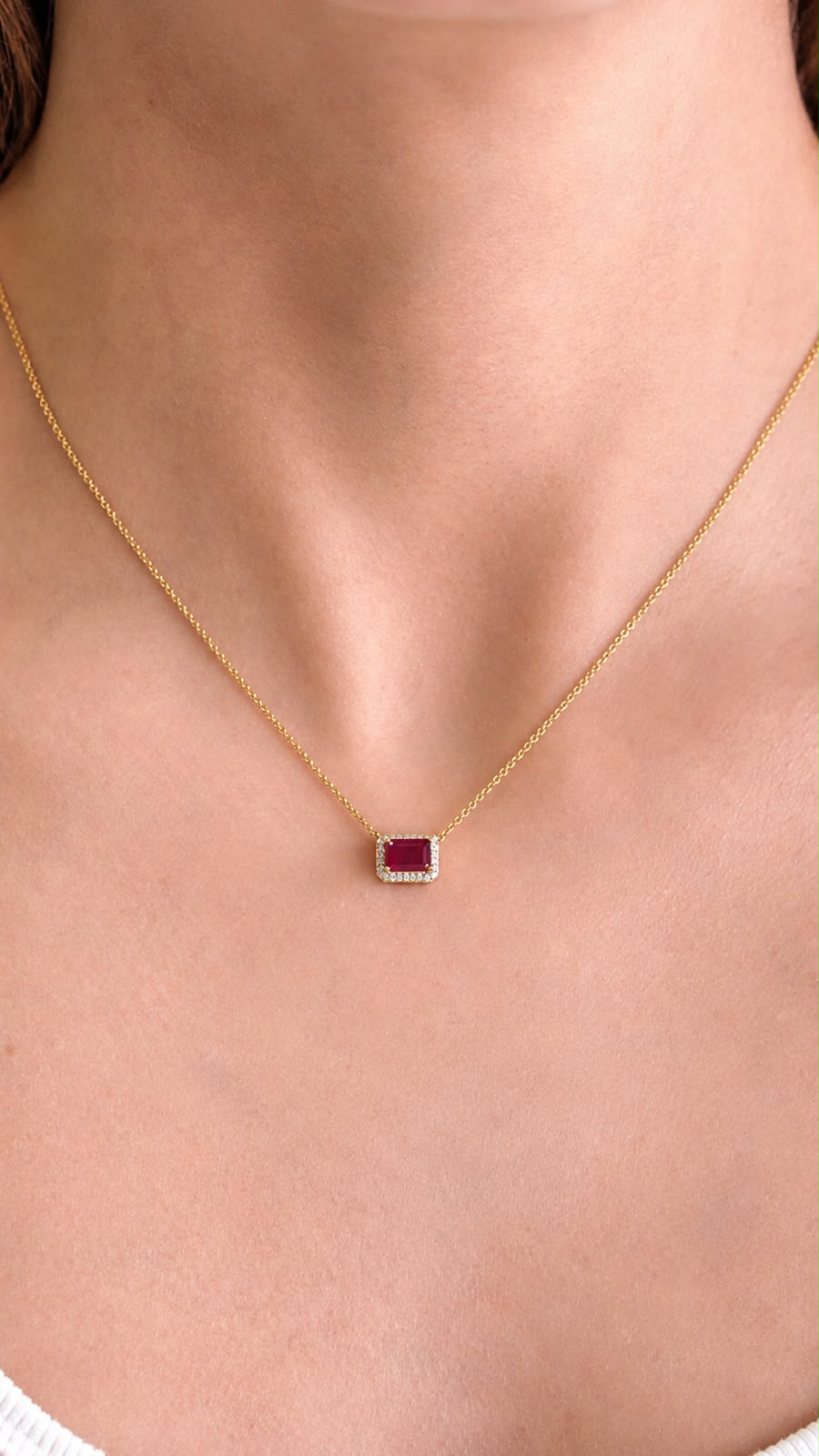 Gargantilla Rubí & Diamantes
