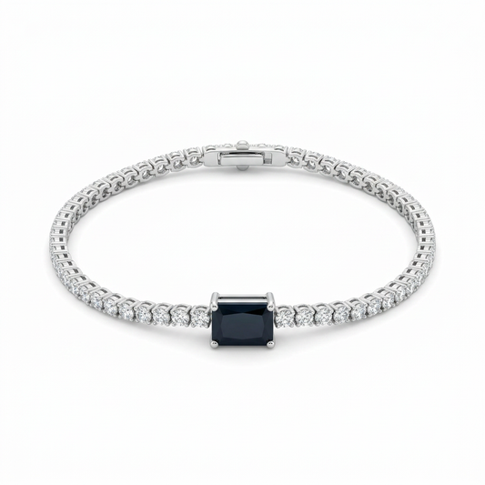 Pulsera con Zafiro Central