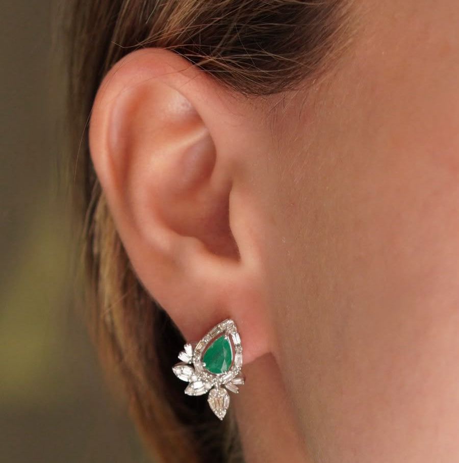 Aretes con Esmeralda