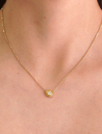 Gargantilla Diamante Biselado