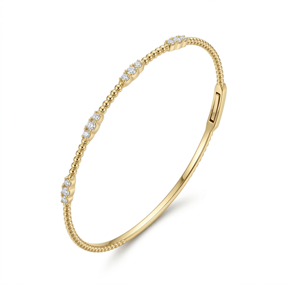 Brazalete Rigido con Diamantes
