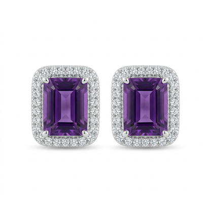 Aretes Amatista