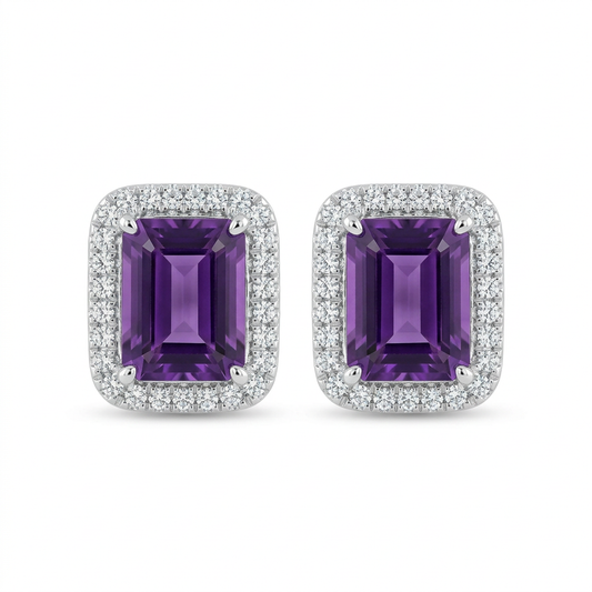 Aretes Amatista