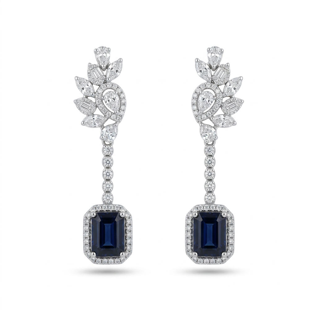 Colgantes Zafiro & Diamantes