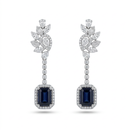 Colgantes Zafiro & Diamantes