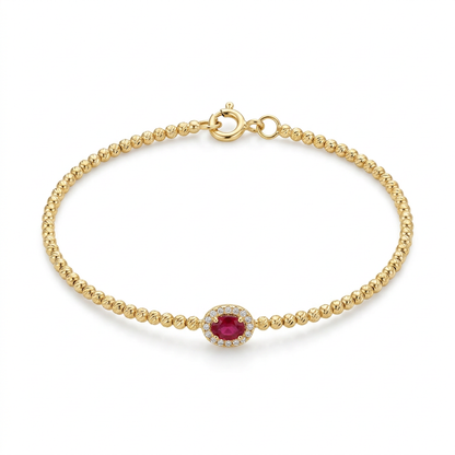 Pulsera Rubí Boleada